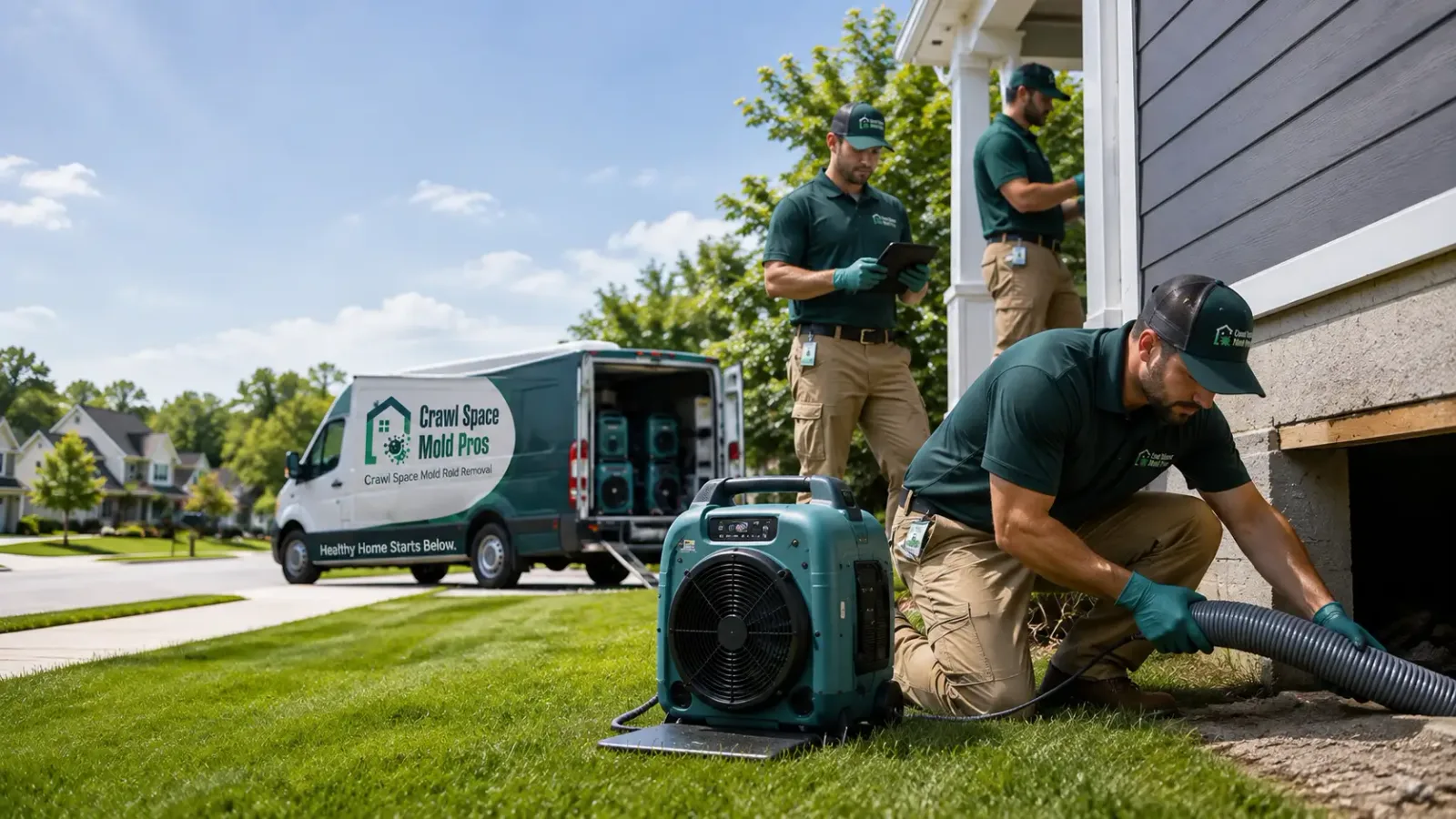 Crawl Space Mold Removal in Milton, FL